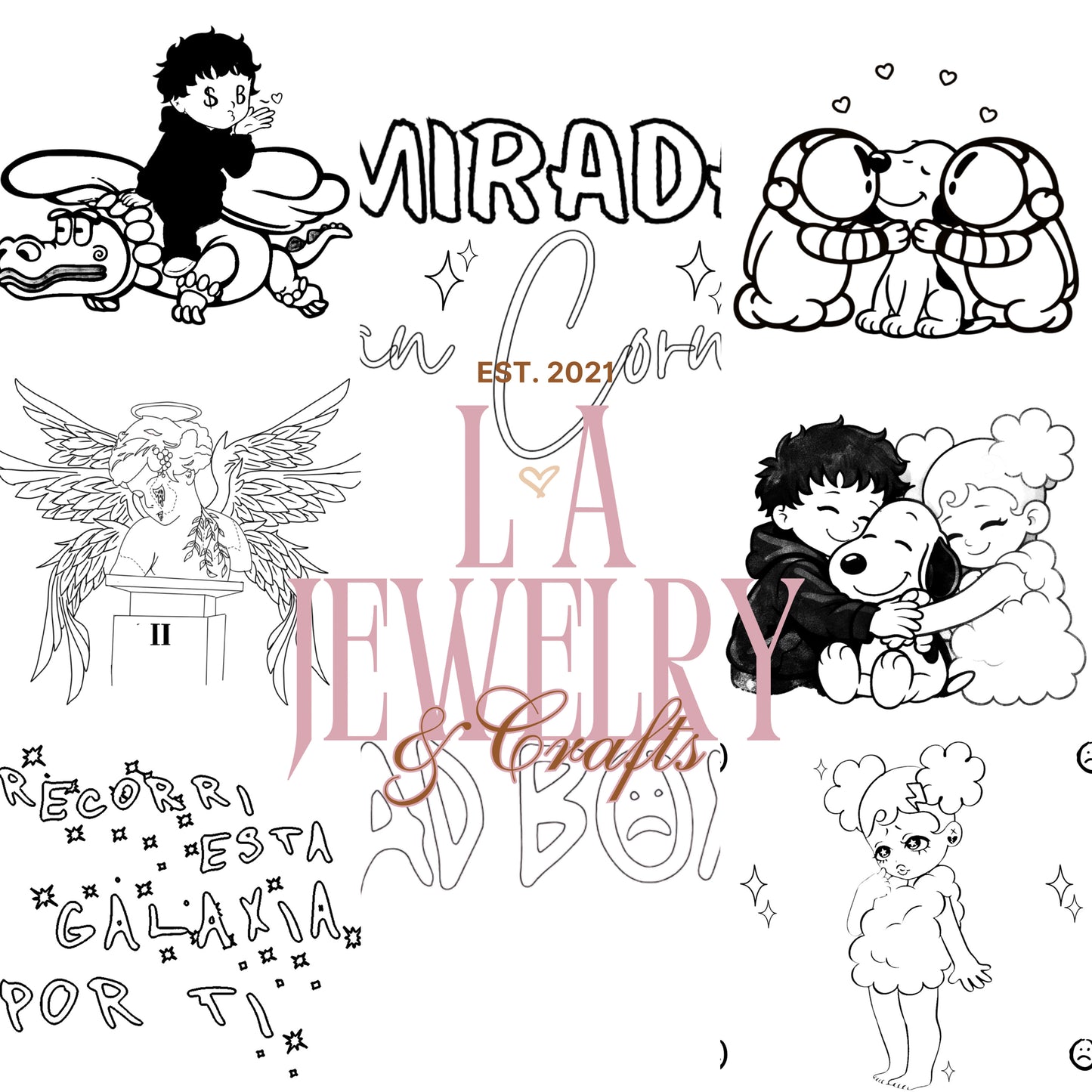 Junior H X Ivan Coloring Book
