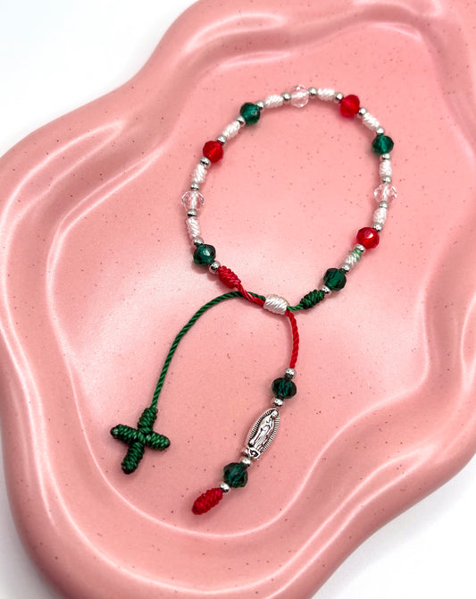 Silver Virgencita Bracelet