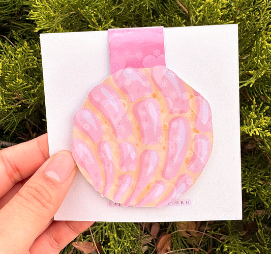 Pink Concha Bookmark