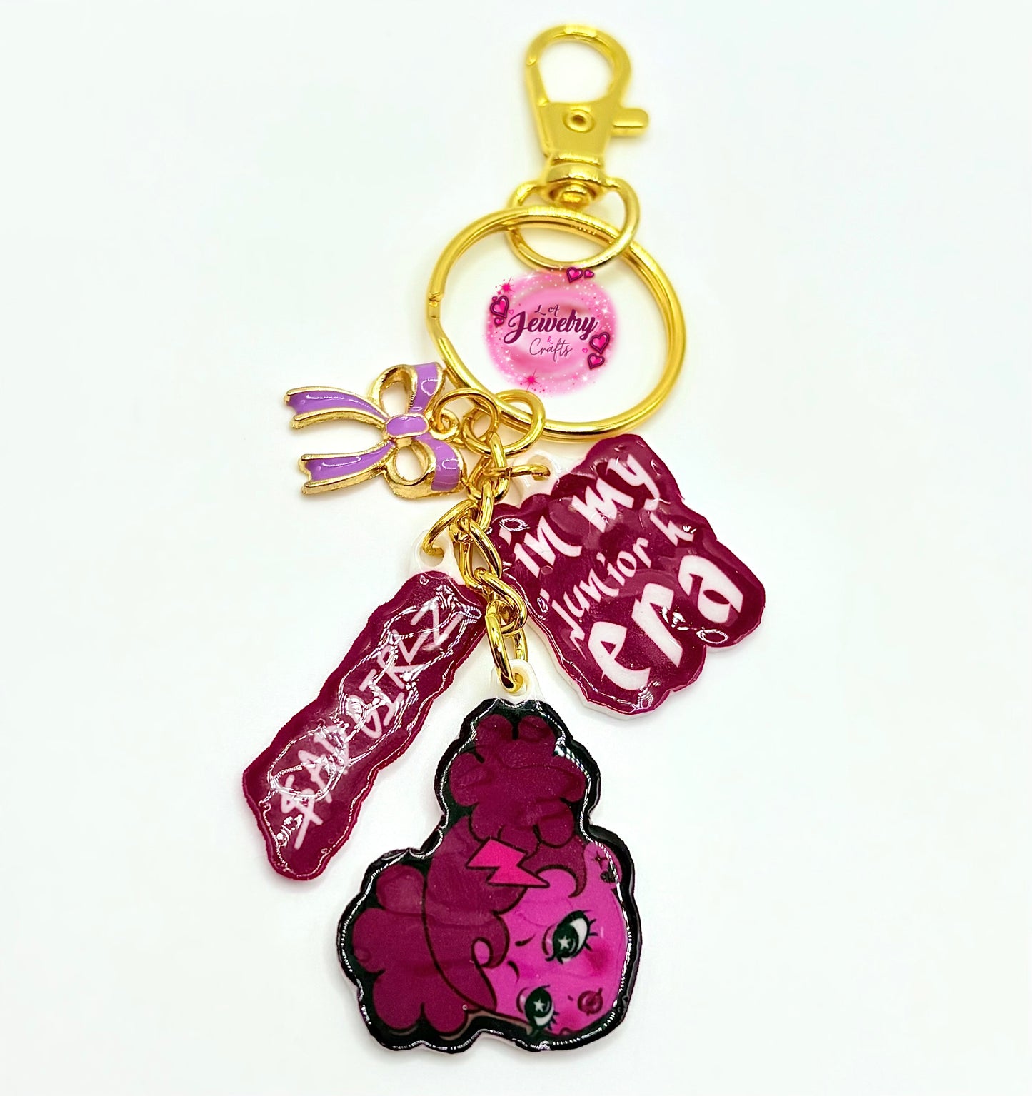 Purple Sad Girlz Keychain