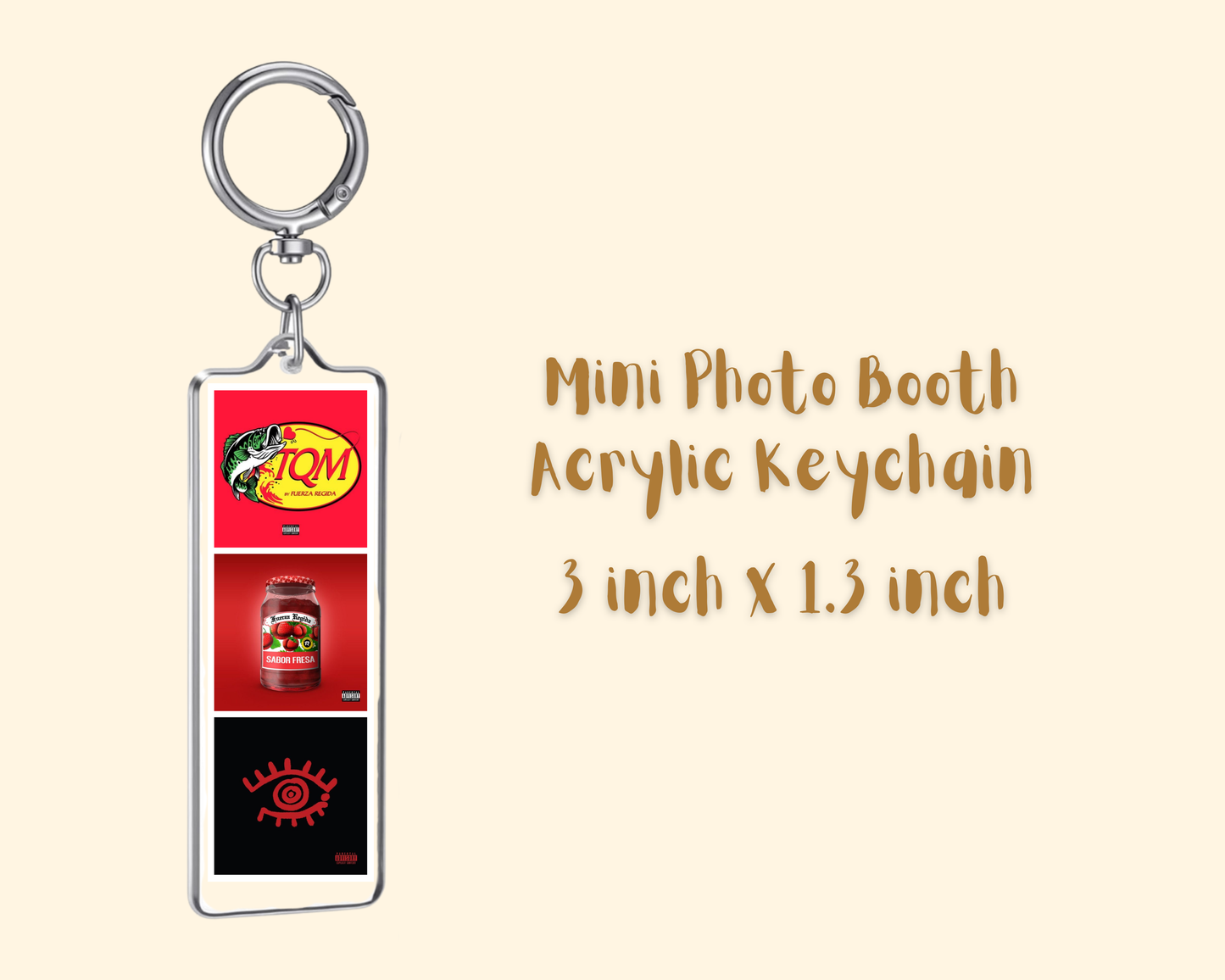 Fuerza Regida Álbum Keychain