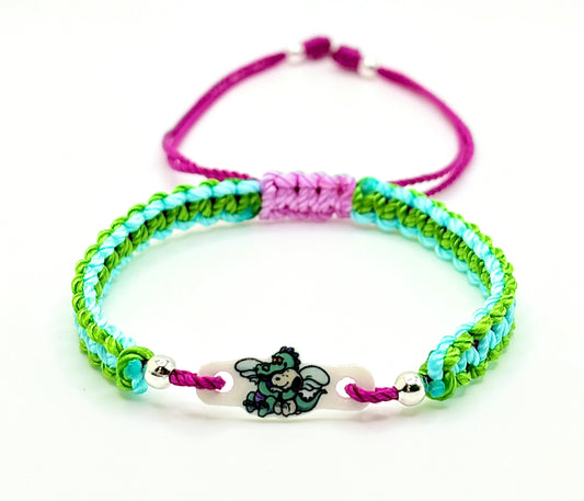 Junior H Dragon X Dog Bracelet