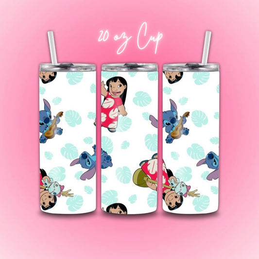 Alien & Girl Tumbler