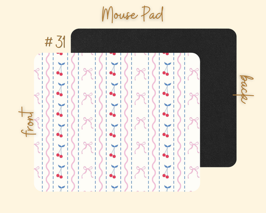 Cherry Bow Mousepad
