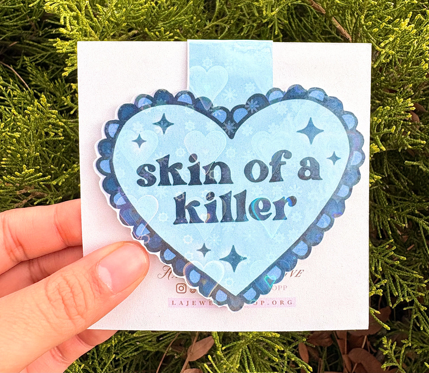 Skin of a killer Bookmark