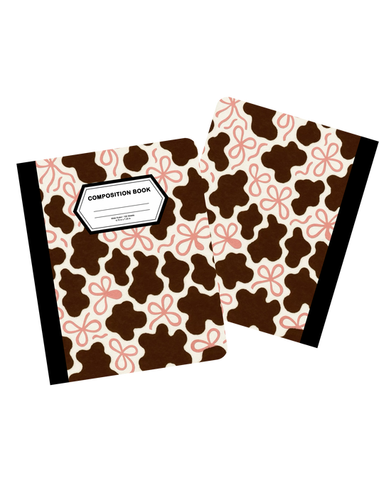 Bows/Cow Notebook