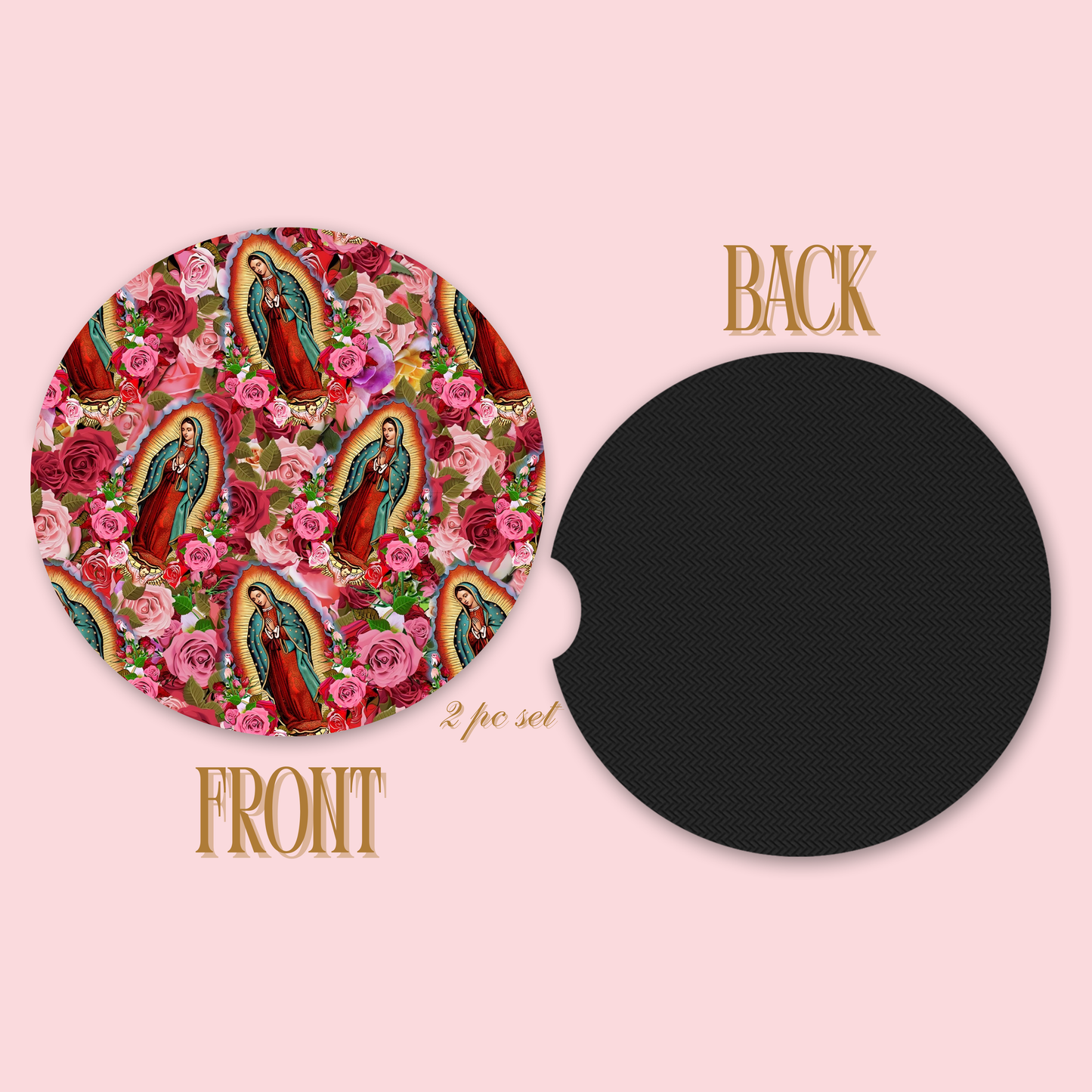 Virgencita Car Coasters