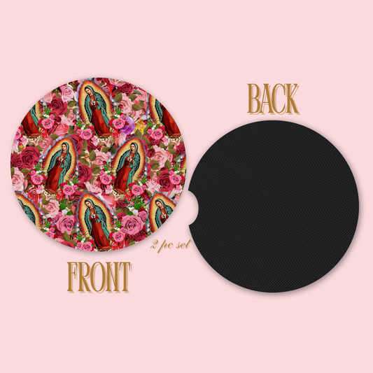 Virgencita Car Coasters