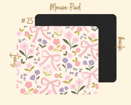 Coquette Flower Mousepad
