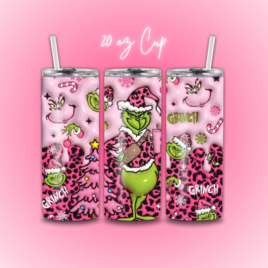 Pink Christmas Tumbler