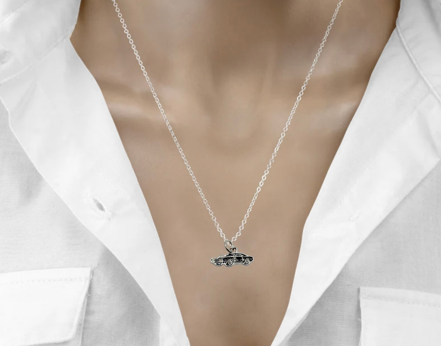 Black Car Necklace