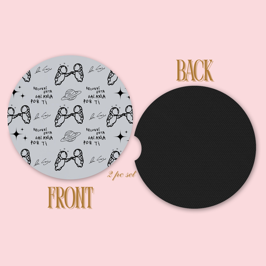 Black Ivan Cornejo Car Coasters