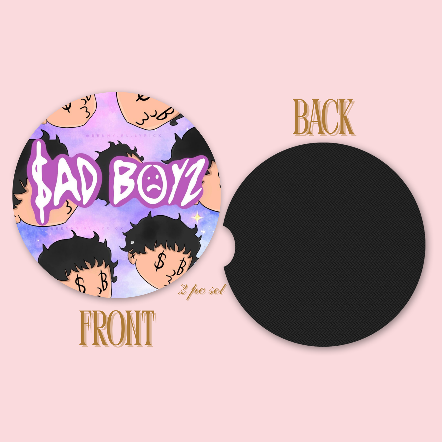 Sad Boyz Car Coasters