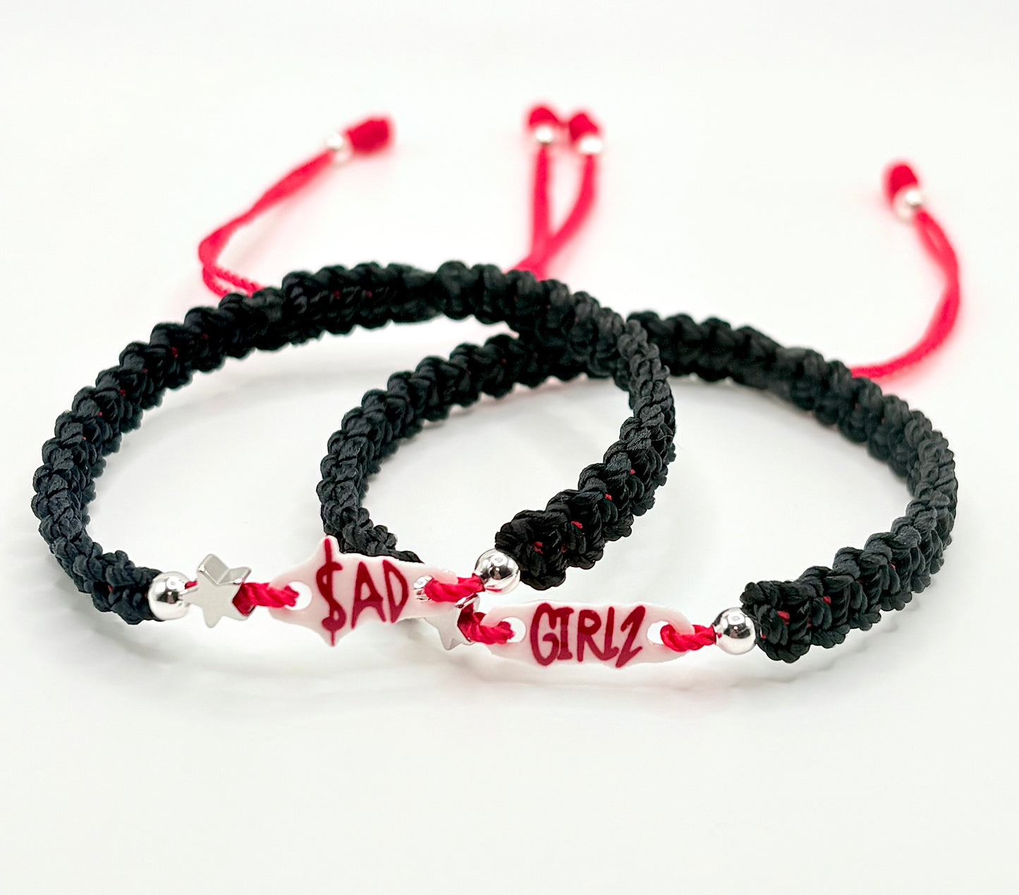 Black Sad Girlz Matching Bracelets