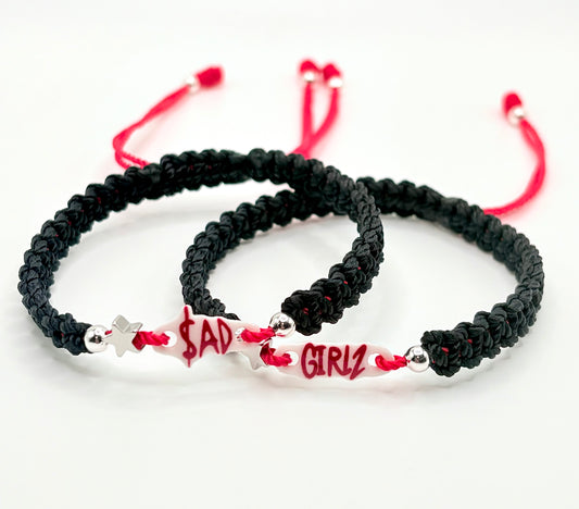 Black Sad Girlz Matching Bracelets