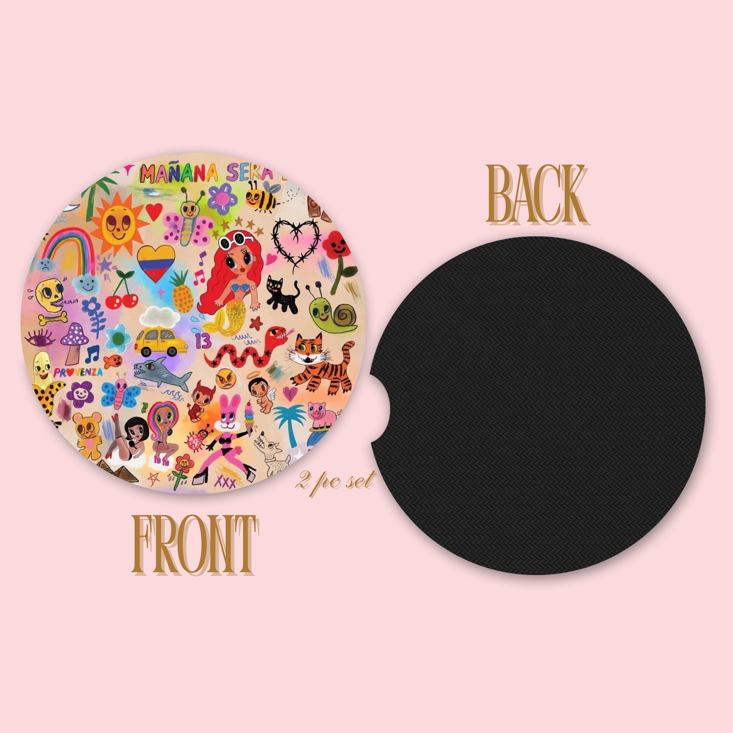 Karol G Car Coasters