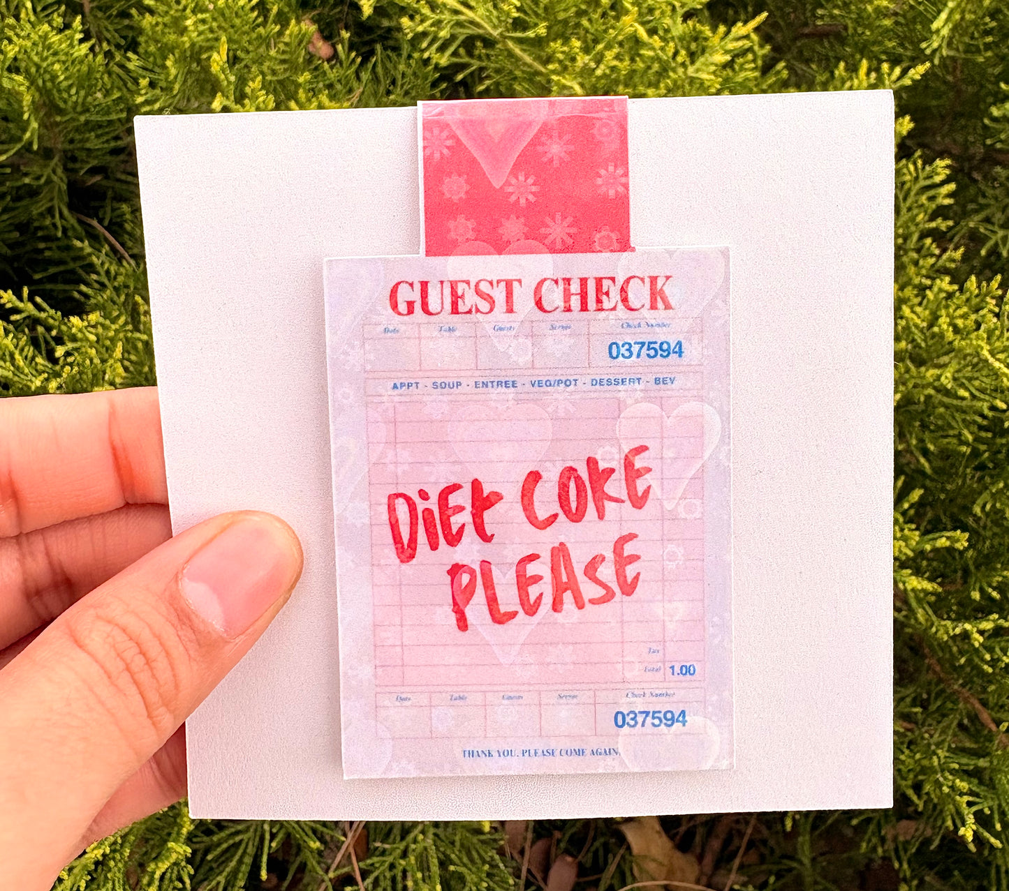 Diet Coke Bookmark