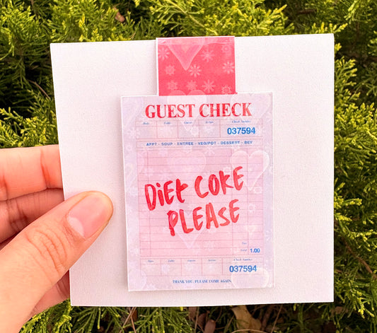 Diet Coke Bookmark