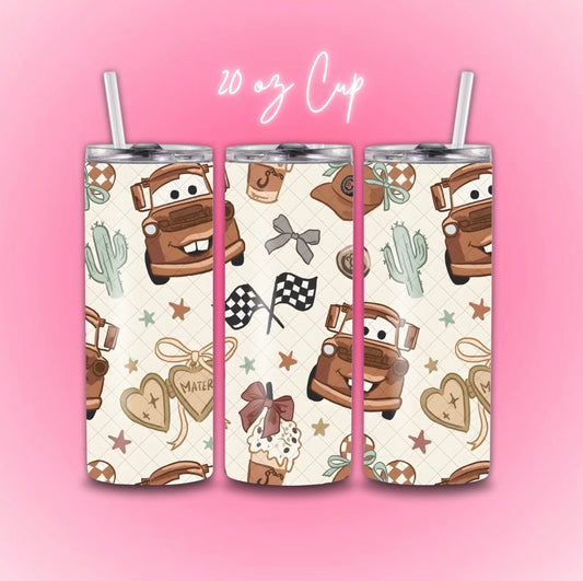 Brown Car Tumbler