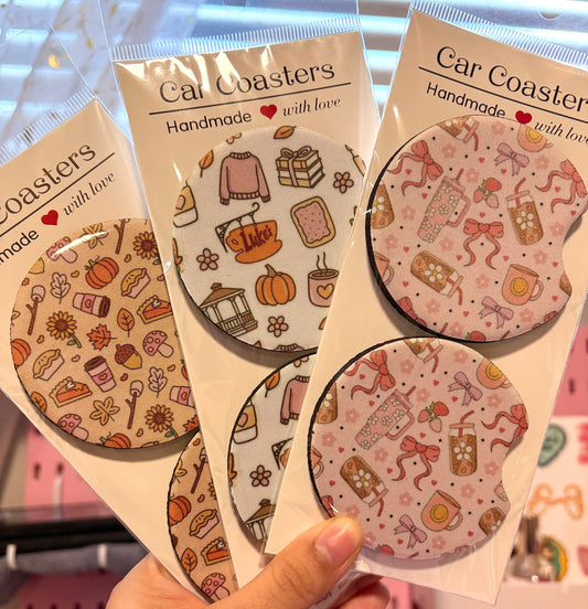 Coquette Car Coasters