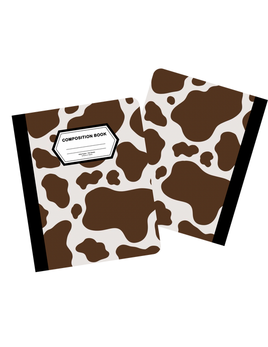 Cow Print Notebook