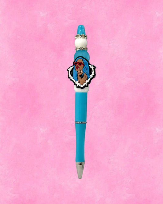 Blue Karol G Pen
