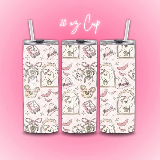 Pink Spooky Tumbler