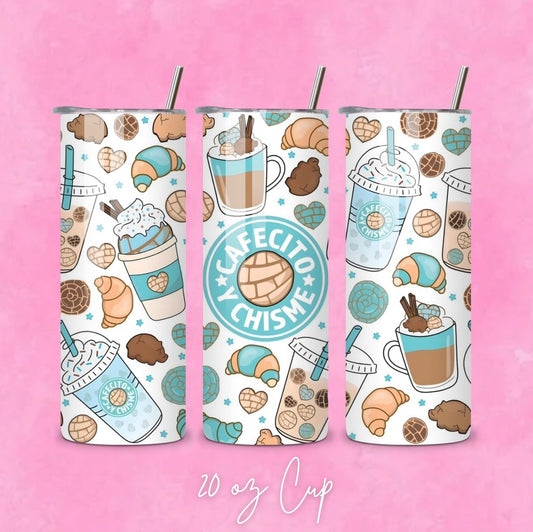 Blue Cafecito Tumbler