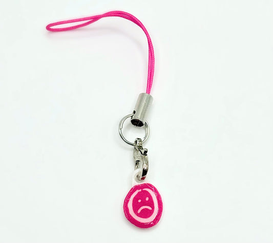 Pink Junior H Phone Charm