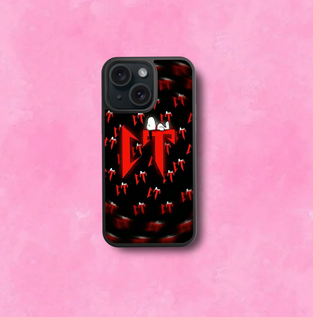 Black CT Snoopy Case
