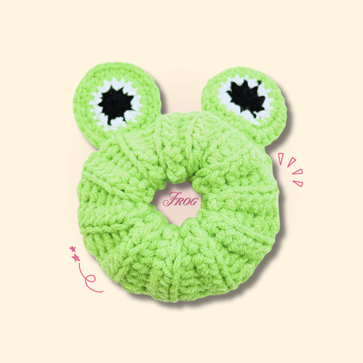 Frog Scrunchie