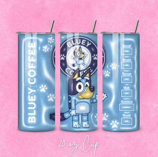 Blue Dog Tumbler