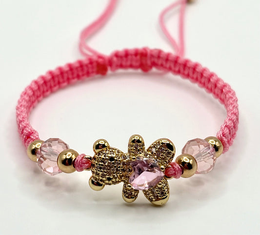 Pink Bear Bracelet