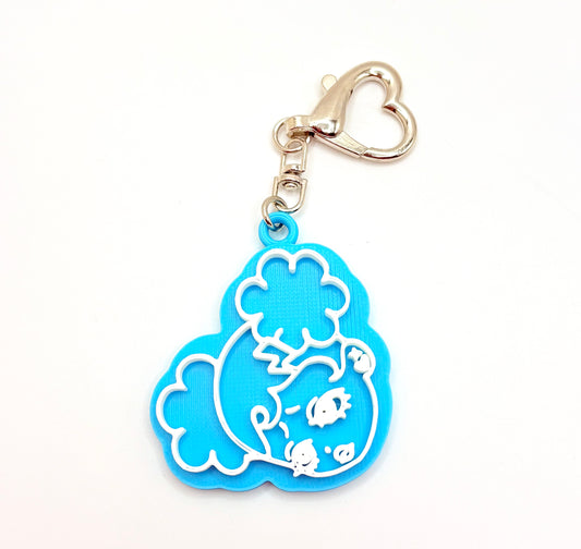 Blue Sad Girlz Keychain