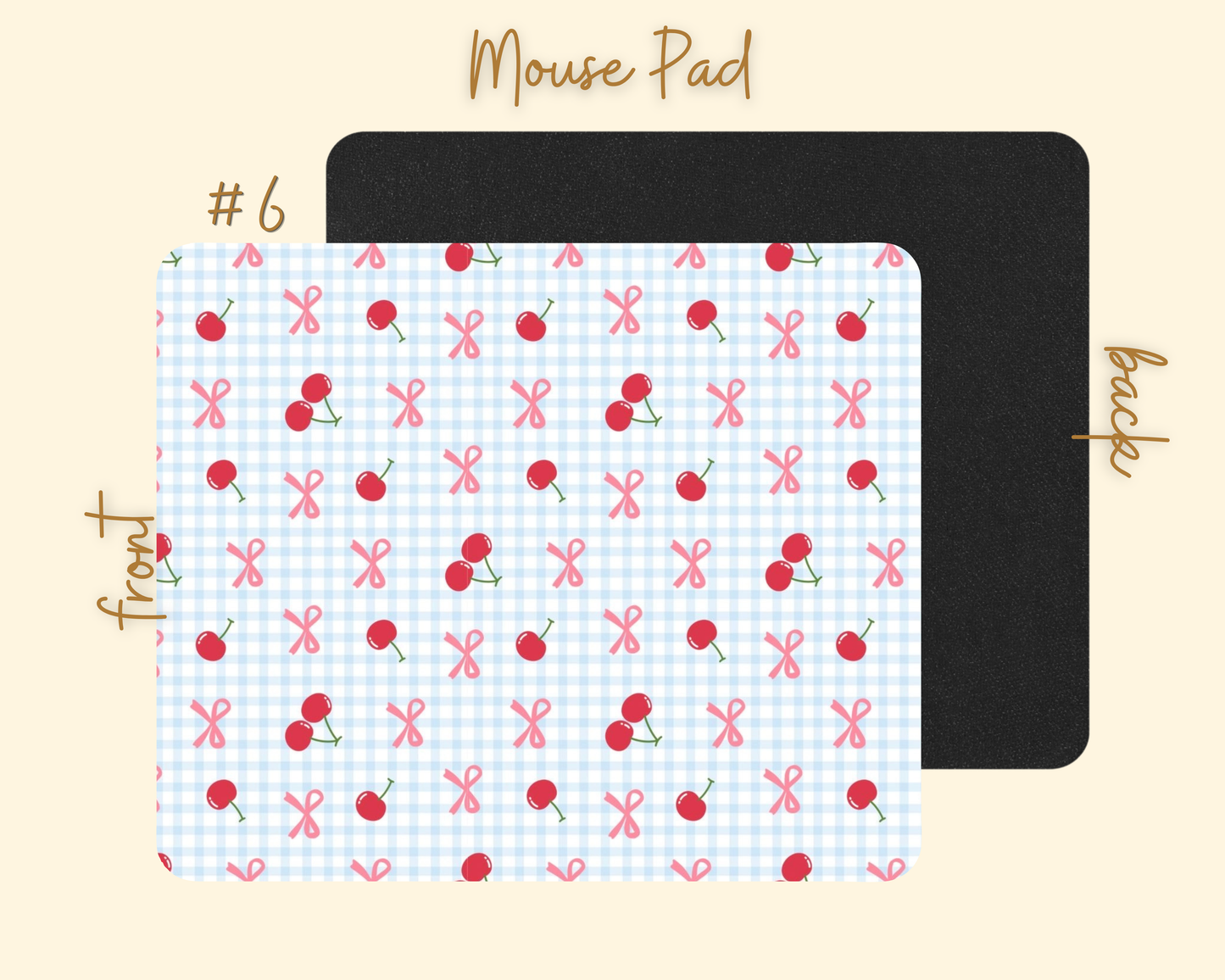 Coquette Cherry Mousepad