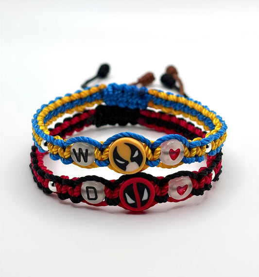 Wolverine X Deadpool Bracelets