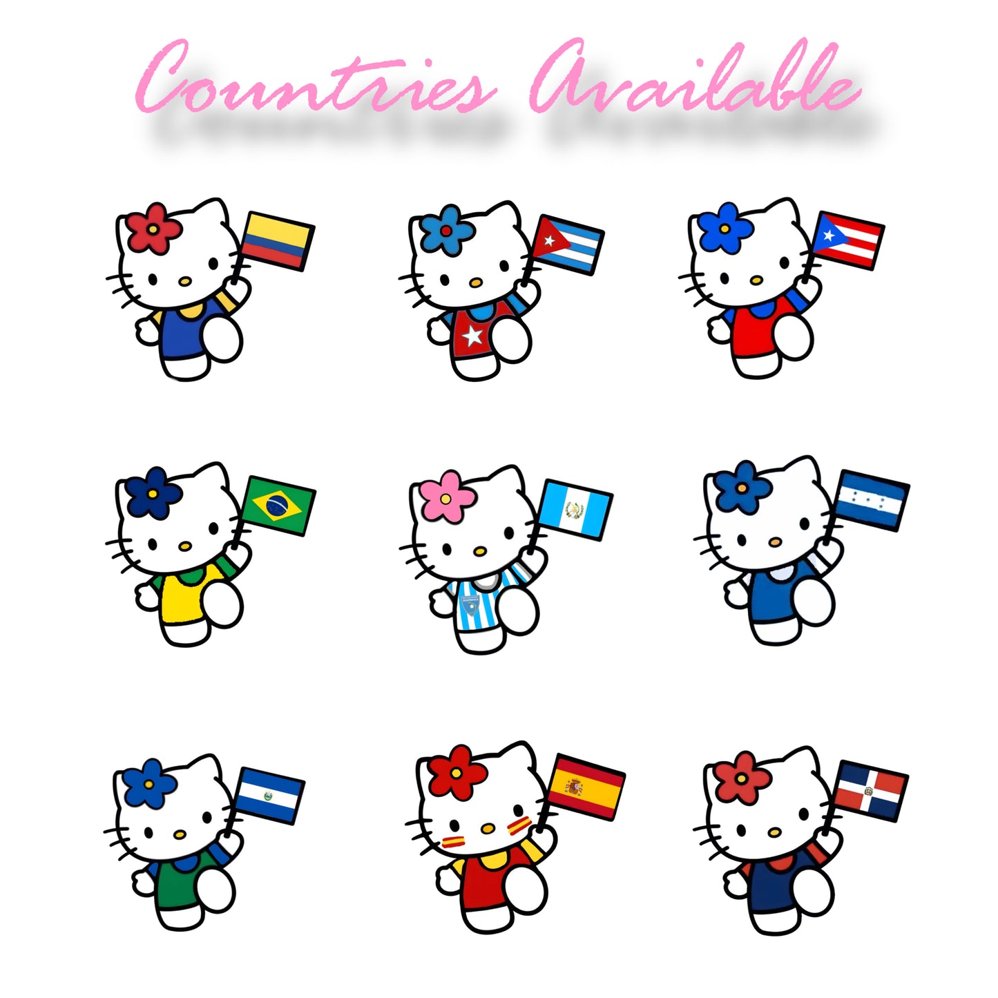 Kitty x Flags Bracelet