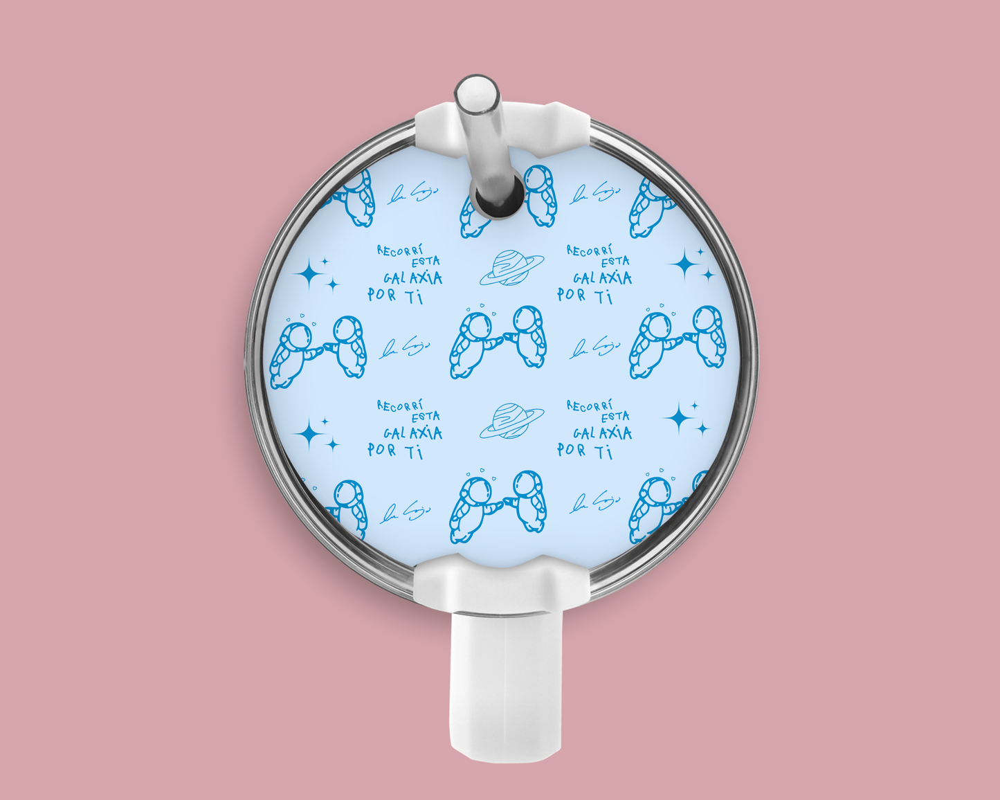 Blue Ivan Cornejo Tumbler Plate