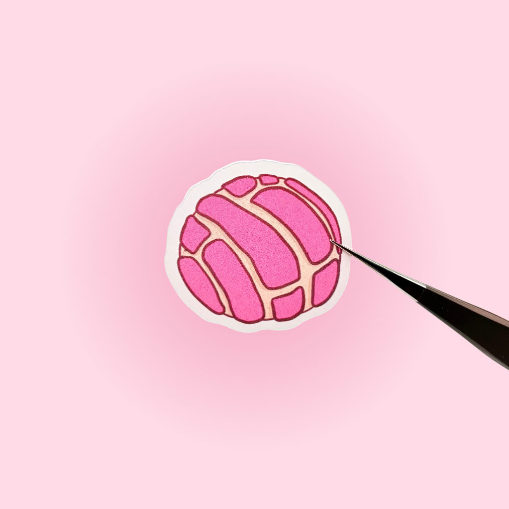 Pink Concha Sticker