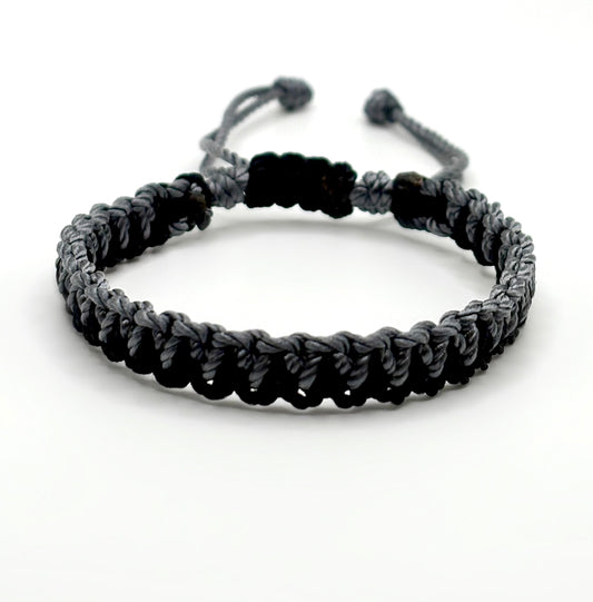 Men’s Black & Gray Bracelet