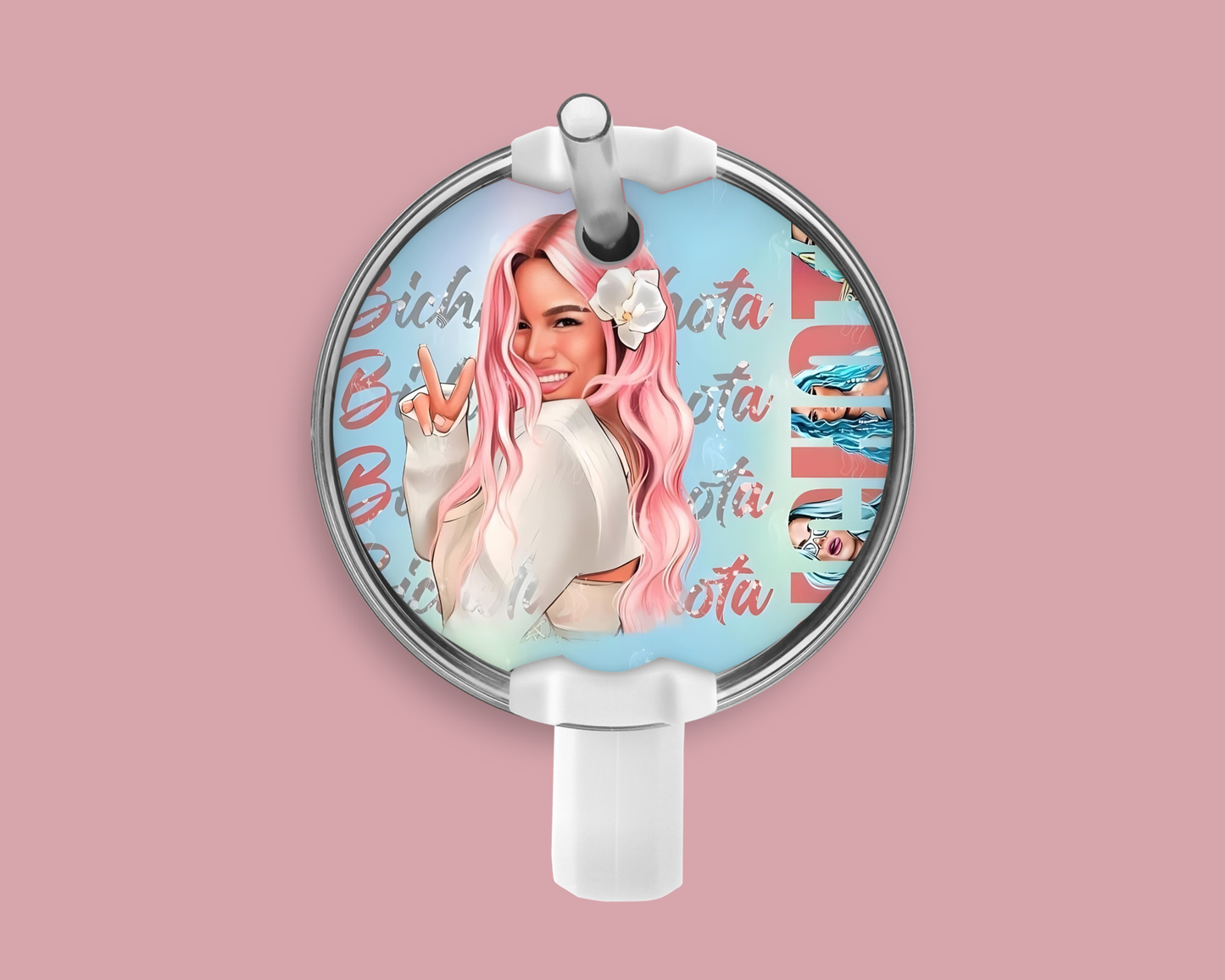 Karol G Tumbler Plate