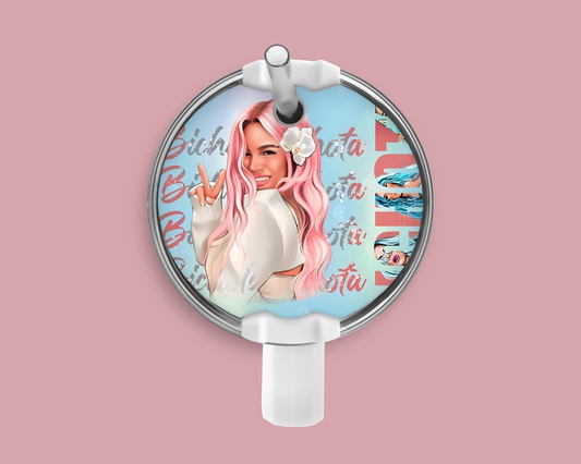 Karol G Tumbler Plate