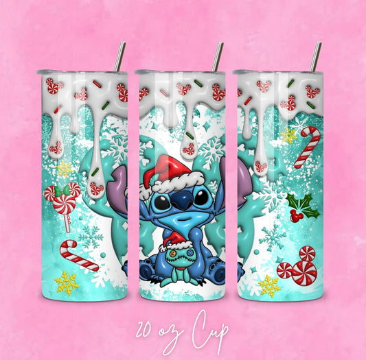 Alien Christmas Tumbler