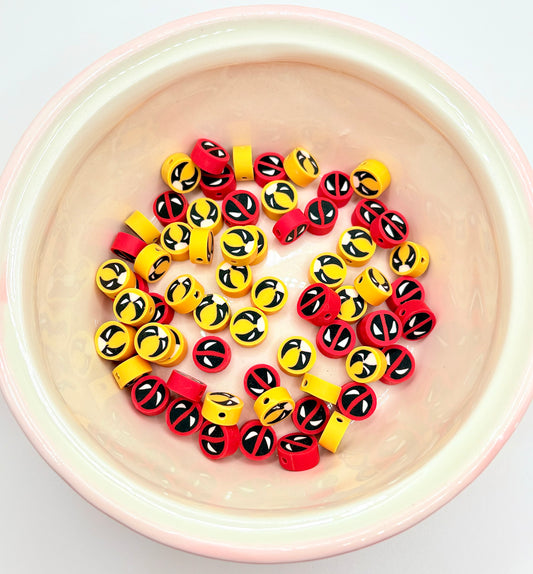 Superheroes 9mm Beads