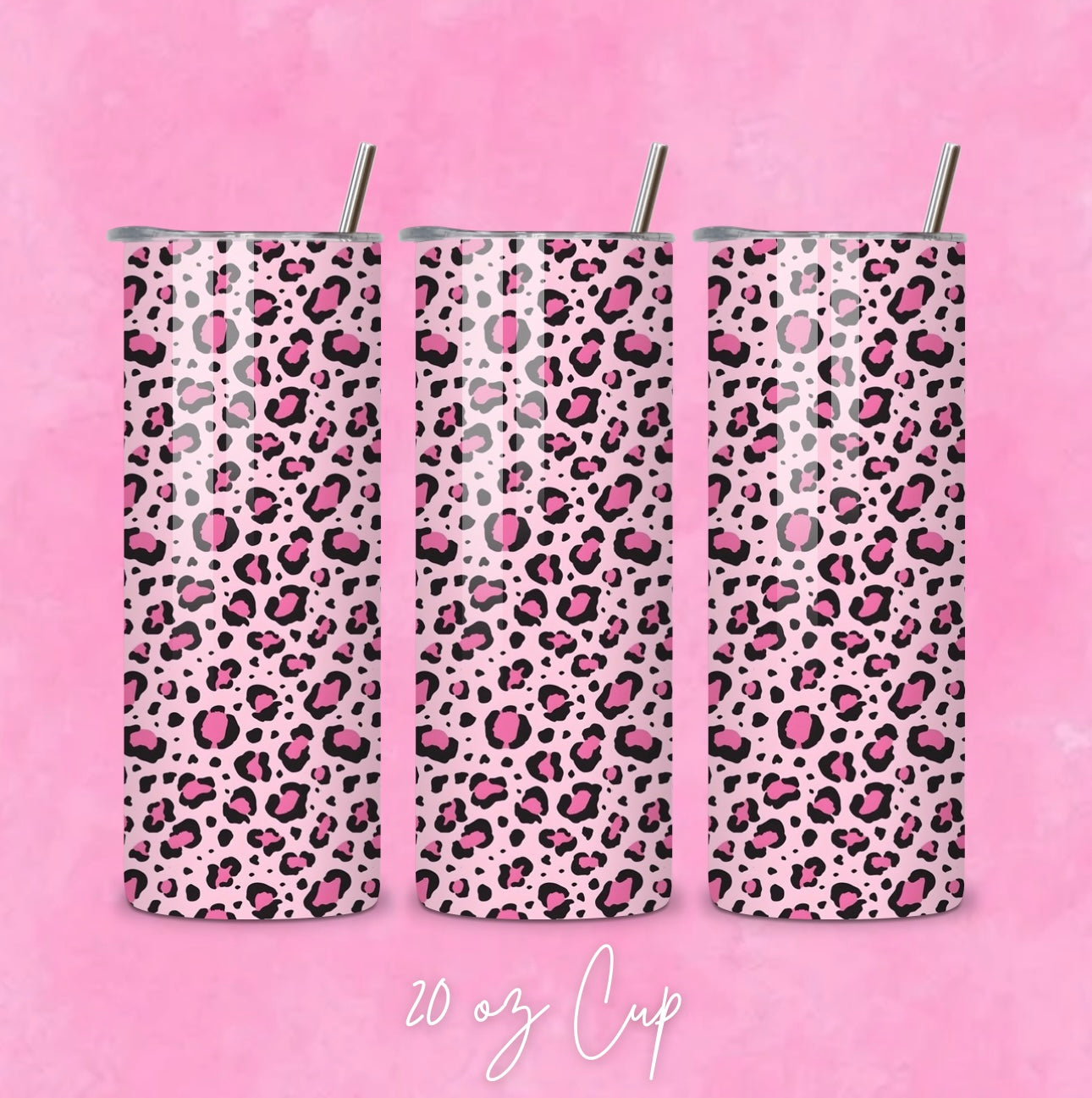 Pink Cheetah Tumbler