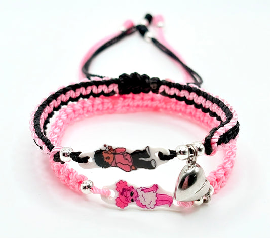 Pink SB X SG Matching Bracelets