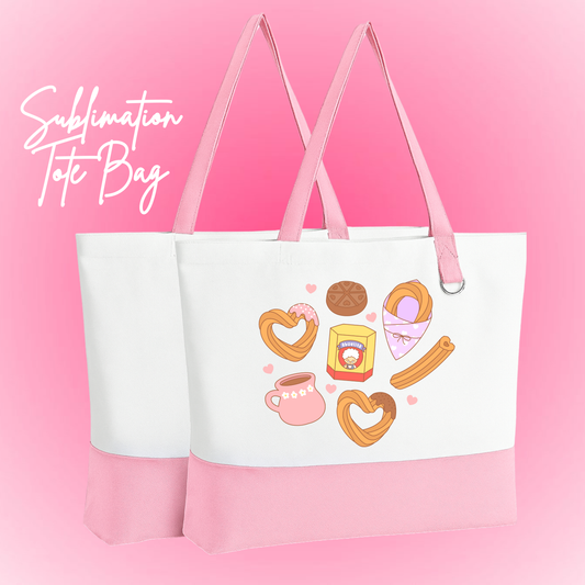 Pink Tote Bag