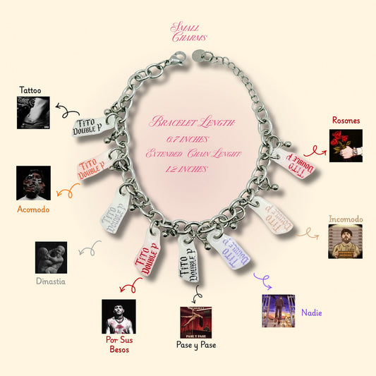 Tito Double P Charm Bracelet