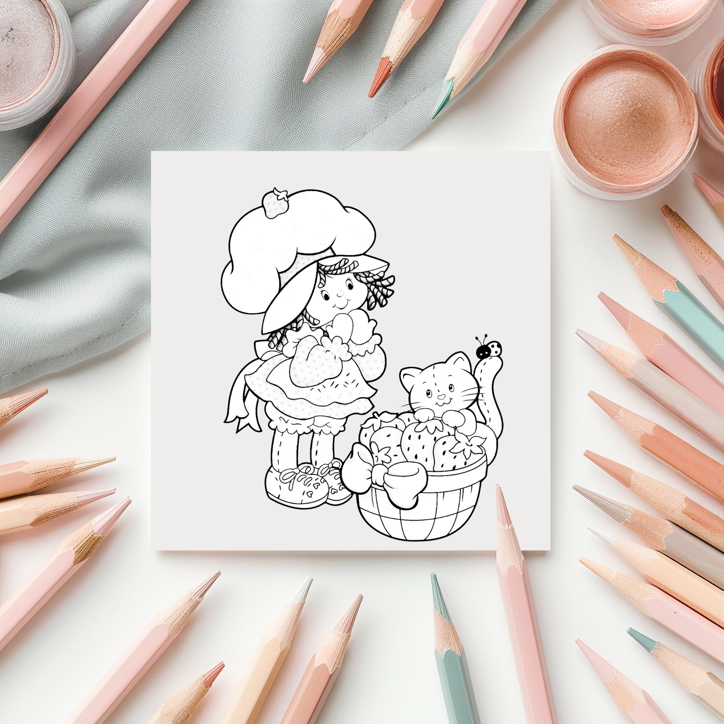 Strawberry Color Page