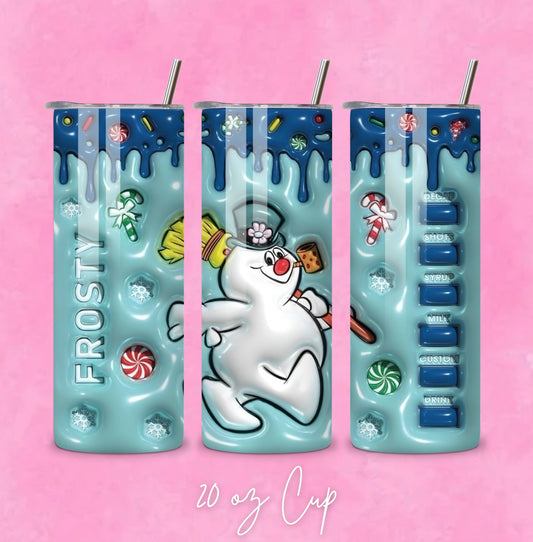 Blue Christmas Tumbler